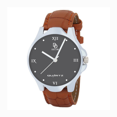 

DECOR BRWN-STRP-1-D08 Modish Watch - For Men