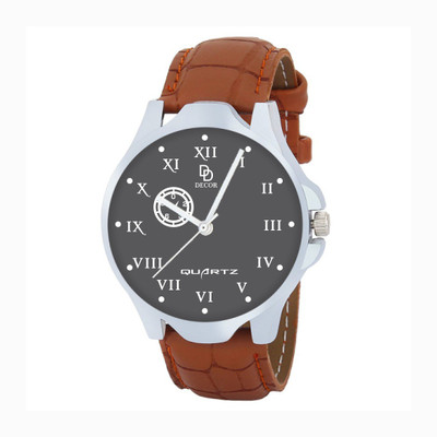 

DECOR BRWN-STRP-1-D07 Modish Watch - For Men