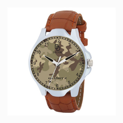 

DECOR BRWN-STRP-1-D14 Modish Watch - For Men