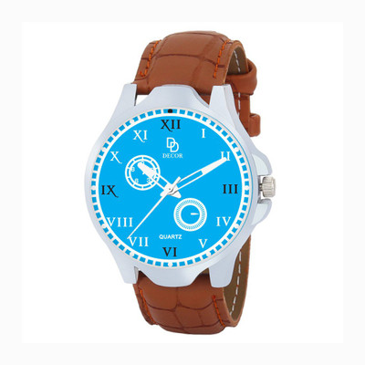 

DECOR BRWN-STRP-1-D06 Modish Watch - For Men