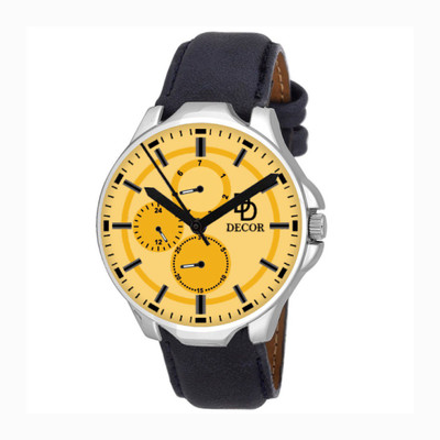 DECOR BLK-STRP-1-D61 Modish Watch - For Men