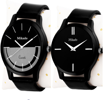 

Mikado Exclusive Men's Smile and SLim combo watches Watch - For Men & Women
