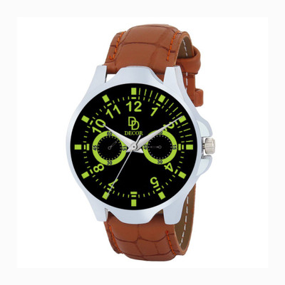 

DECOR BRWN-STRP-1-D69 Modish Watch - For Men