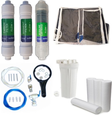 

Aquaultra Full service kit Gravity Based Water Purifier(White)