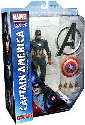 

Marvel Captain America Special Collector Edition Action Figure(Multicolor)