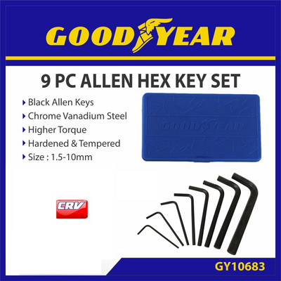 Goodyear GY10683 Allen Key Set