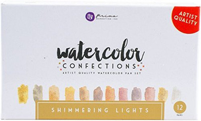 

Prima Marketing Watercolor Confections Watercolor Pans 12/Pkg - Shimmering Lights