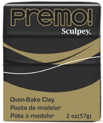 

Polyform Premo Polymer Clay 2Oz - Black