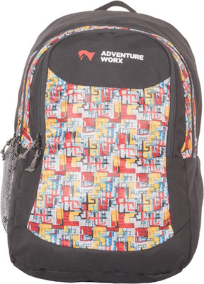 

Adventure Worx Shine 02 25 L Backpack(Black), Red