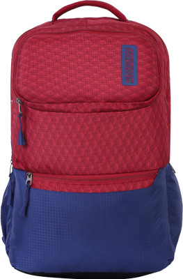 

American Tourister Vibe 01 38 L Laptop Backpack(Red, Blue)
