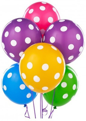 

rock the party Printed BALLOON LATEX Balloon(Multicolor, Pack of 50)