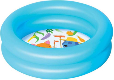

Bestway Round 2-Ring Kiddie Pool (Blue)(Blue)