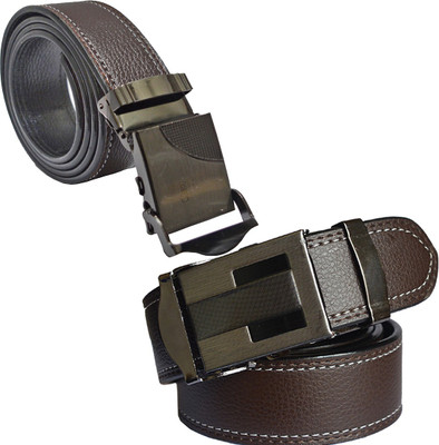 

Sun Shopping Men Formal Brown Synthetic Belt