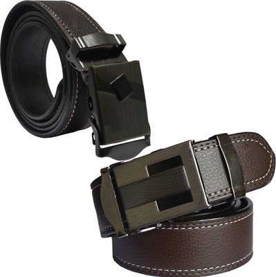 

Sun Shopping Men Formal Brown Synthetic Belt
