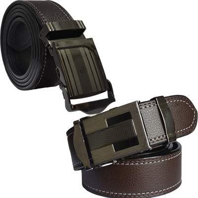 

Sun Shopping Men Formal Brown Synthetic Belt