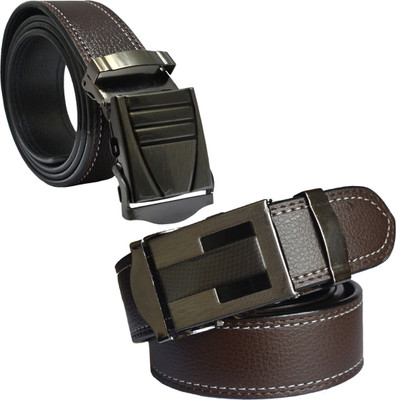 

Sun Shopping Men Formal Brown Synthetic Belt