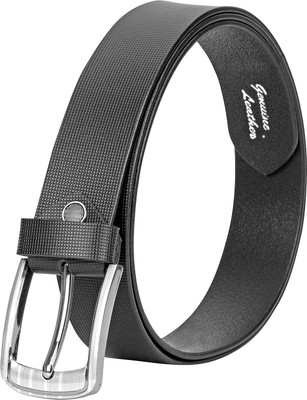 

Tony Hills Men Casual Black Genuine Leather Belt