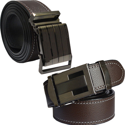

Sun Shopping Men Formal Brown Synthetic Belt