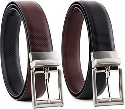 

Coovs Boys Black, Brown Genuine Leather Belt