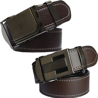 

Sun Shopping Men Formal Brown Synthetic Belt