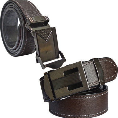 

Sun Shopping Men Formal Brown Synthetic Belt