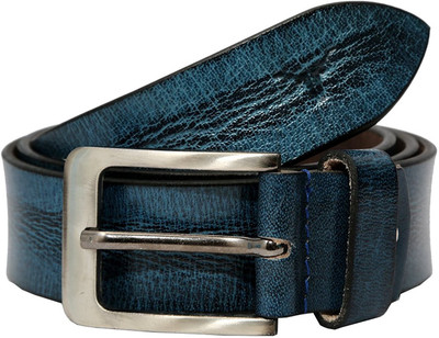 

Hidekraft Men Casual Blue Genuine Leather Belt