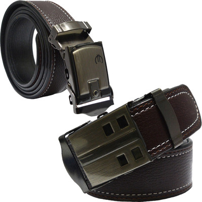

Sun Shopping Men Formal Brown Synthetic Belt