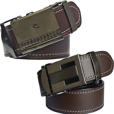

Sun Shopping Men Formal Brown Synthetic Belt
