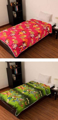 

V Brown Cartoon  Comforter(Poly Cotton, Multicolor