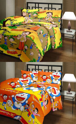 

V Brown Cartoon  Comforter(Poly Cotton, Multicolor