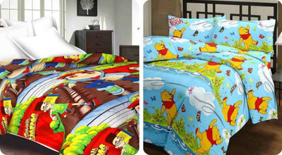 

VAMIRA Cartoon  Comforter(Poly Cotton, Multicolor
