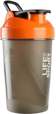 

Xudo Fitness Gym Protein Shaker 400 ml Shaker(Pack of 1, Orange)