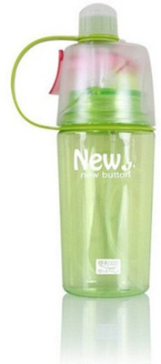 

Kids Mandi 2 in 1 Leak Proof Portable Plastic Drinking and Spray Water Bottle 600 ml Sipper(Pack of 1, Blue), Green