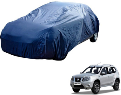 MOCKHE Car Cover For Nissan Terrano (Without Mirror Pockets)(Blue)