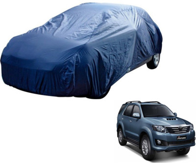 MOCKHE Car Cover For Toyota Fortuner (Without Mirror Pockets)(Blue)