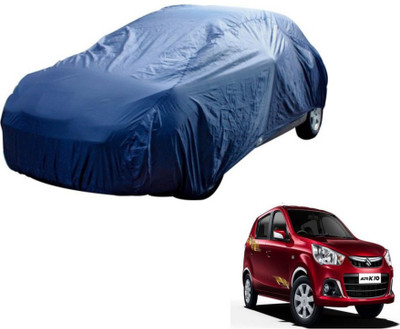 MOCKHE Car Cover For Maruti Suzuki Alto K10 (Without Mirror Pockets)(Blue)