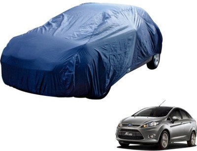 MOCKHE Car Cover For Ford Fiesta (Without Mirror Pockets)(Blue)
