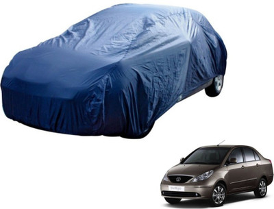 MOCKHE Car Cover For Tata Indigo CS (Without Mirror Pockets)(Blue)