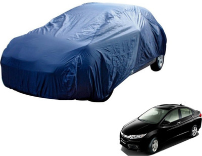 MOCKHE Car Cover For Honda City i-Vtec (Without Mirror Pockets)(Blue)