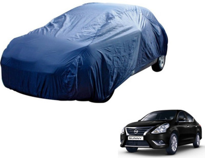 MOCKHE Car Cover For Nissan Sunny (Without Mirror Pockets)(Blue)