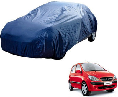 MOCKHE Car Cover For Hyundai Getz (Without Mirror Pockets)(Blue)