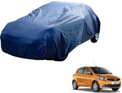 MOCKHE Car Cover For Tata Tiago (Without Mirror Pockets)(Blue)