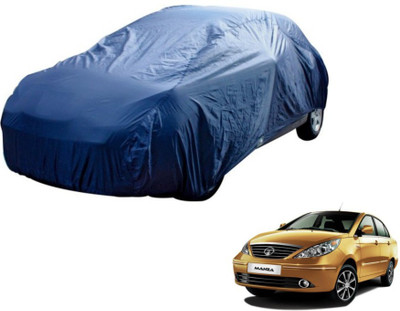 MOCKHE Car Cover For Tata Manza (Without Mirror Pockets)(Blue)