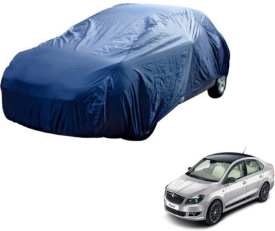 MOCKHE Car Cover For Skoda Rapid (Without Mirror Pockets)(Blue)