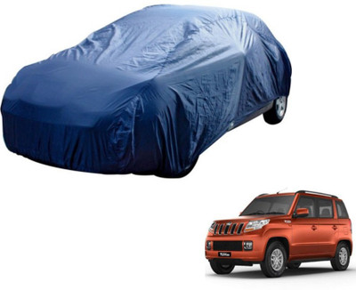 MOCKHE Car Cover For Mahindra TUV300 (Without Mirror Pockets)(Blue)