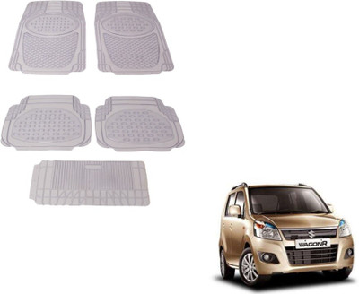 MOCKHE Rubber, Plastic Standard Mat For  Maruti Suzuki WagonR(Clear)