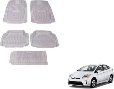 MOCKHE Rubber, Plastic Standard Mat For  Toyota Prius(Clear)