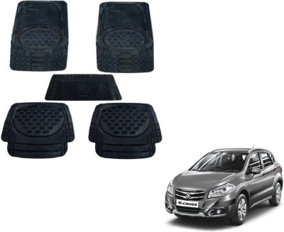 MOCKHE Rubber, Plastic Standard Mat For  Maruti Suzuki S-Cross(Black)