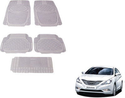 MOCKHE Rubber, Plastic Standard Mat For  Hyundai Sonata(Clear)