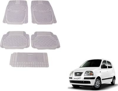 MOCKHE Rubber, Plastic Standard Mat For  Hyundai Santro Xing(Clear)
